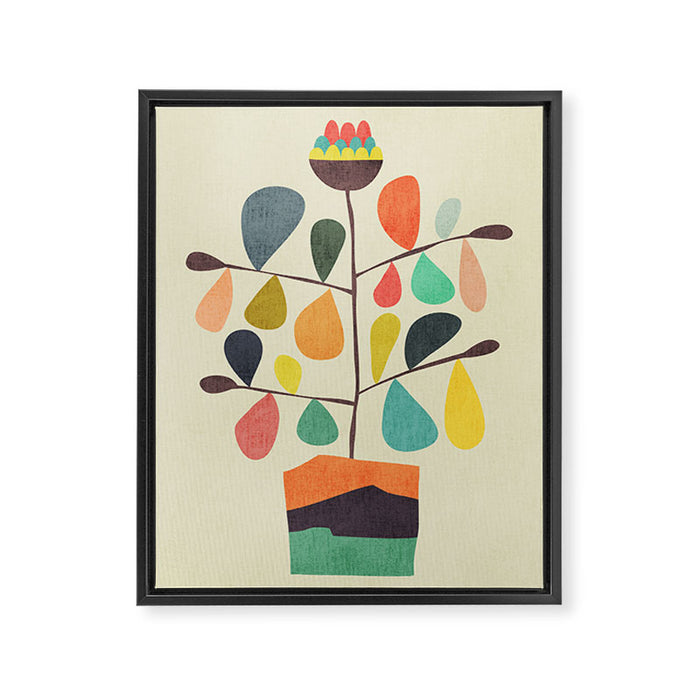 Potted Plant 4 Framed Canvas Print Gallery Image 1