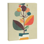 Potted plant with a bird Canvas Print Gallery Image 6