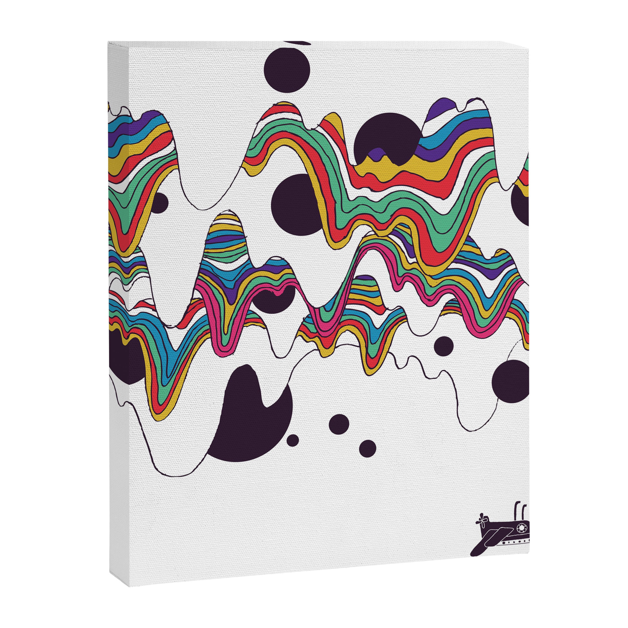 Psychedelic Planet Canvas Print Gallery Image 6