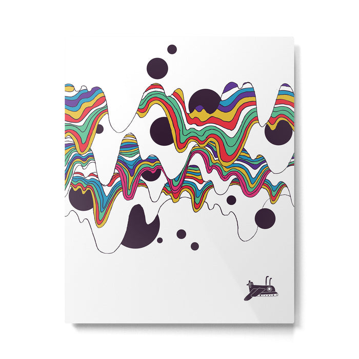 Psychedelic Planet Metal Print Gallery Image 1
