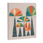 Quirky retro palm trees Canvas Print Gallery Image 6