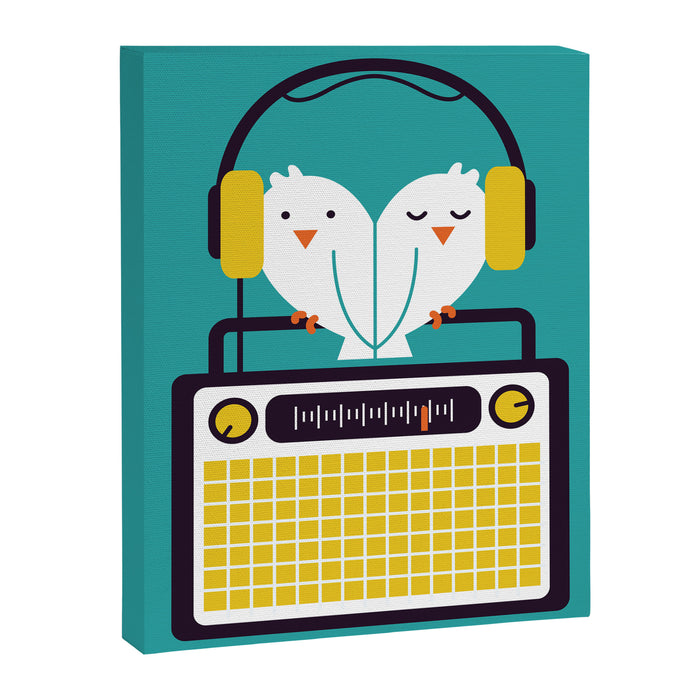 Radio Mode Love Canvas Print Gallery Image 1
