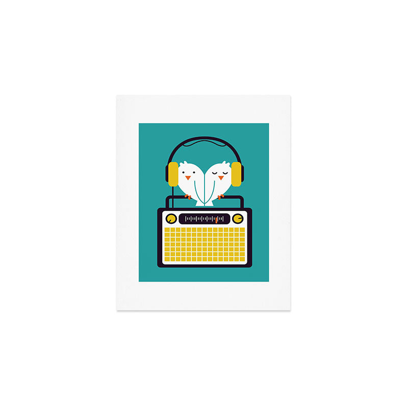 Radio Mode Love Art Print Gallery Image 1