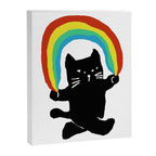 Rainbow cat Canvas Print Gallery Image 6