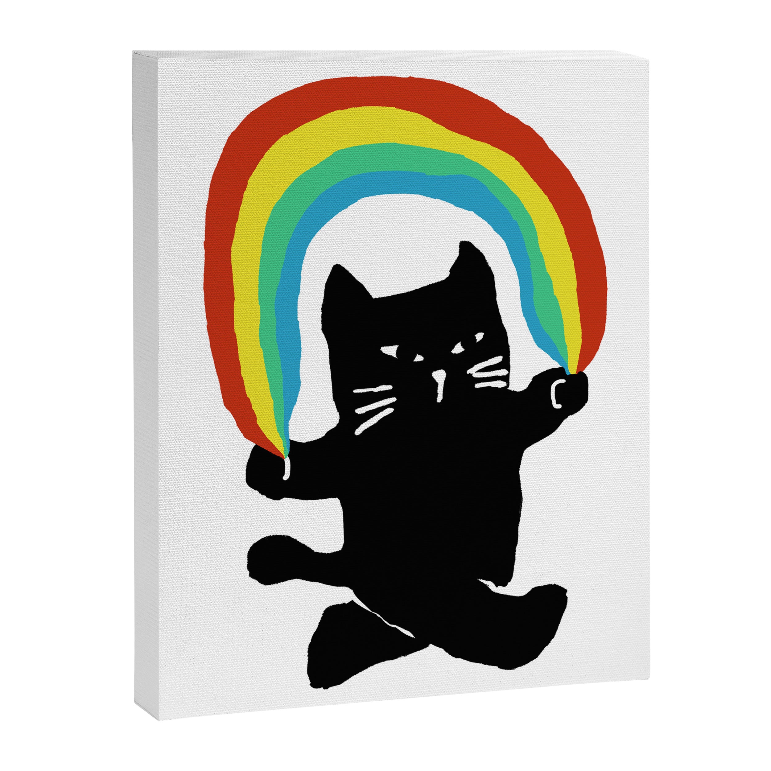 Rainbow cat Canvas Print Gallery Image 6