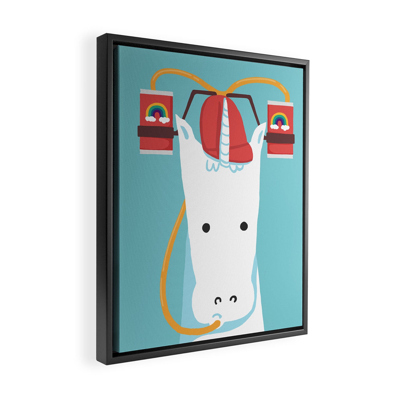 Rainbow Juice Framed Canvas Print Gallery Image 2