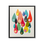 Rainfall Framed Canvas Print Gallery Image 3