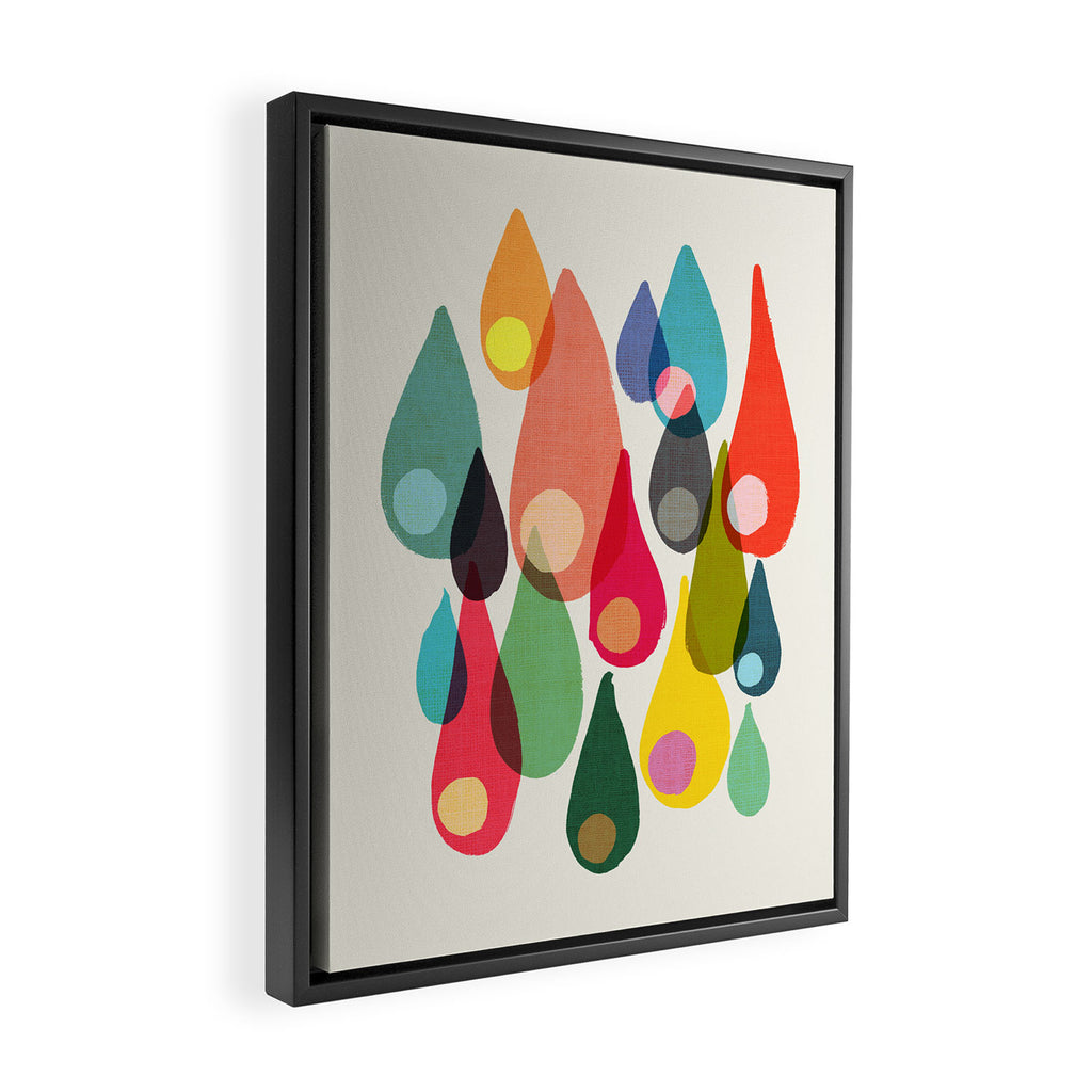 Rainfall Framed Canvas Print Gallery Image 2