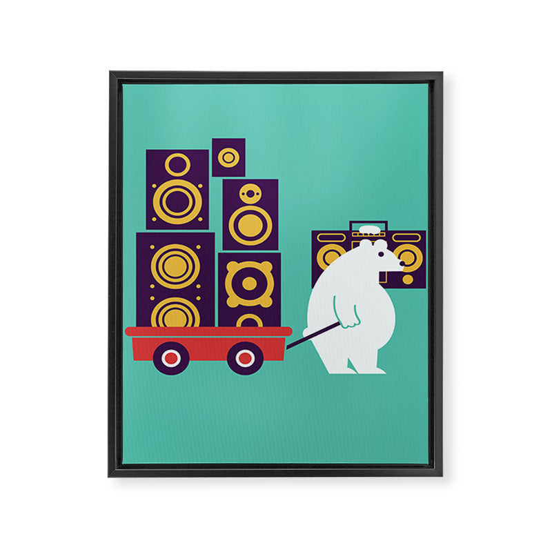 Ready to Jam Framed Canvas Print Gallery Image 6