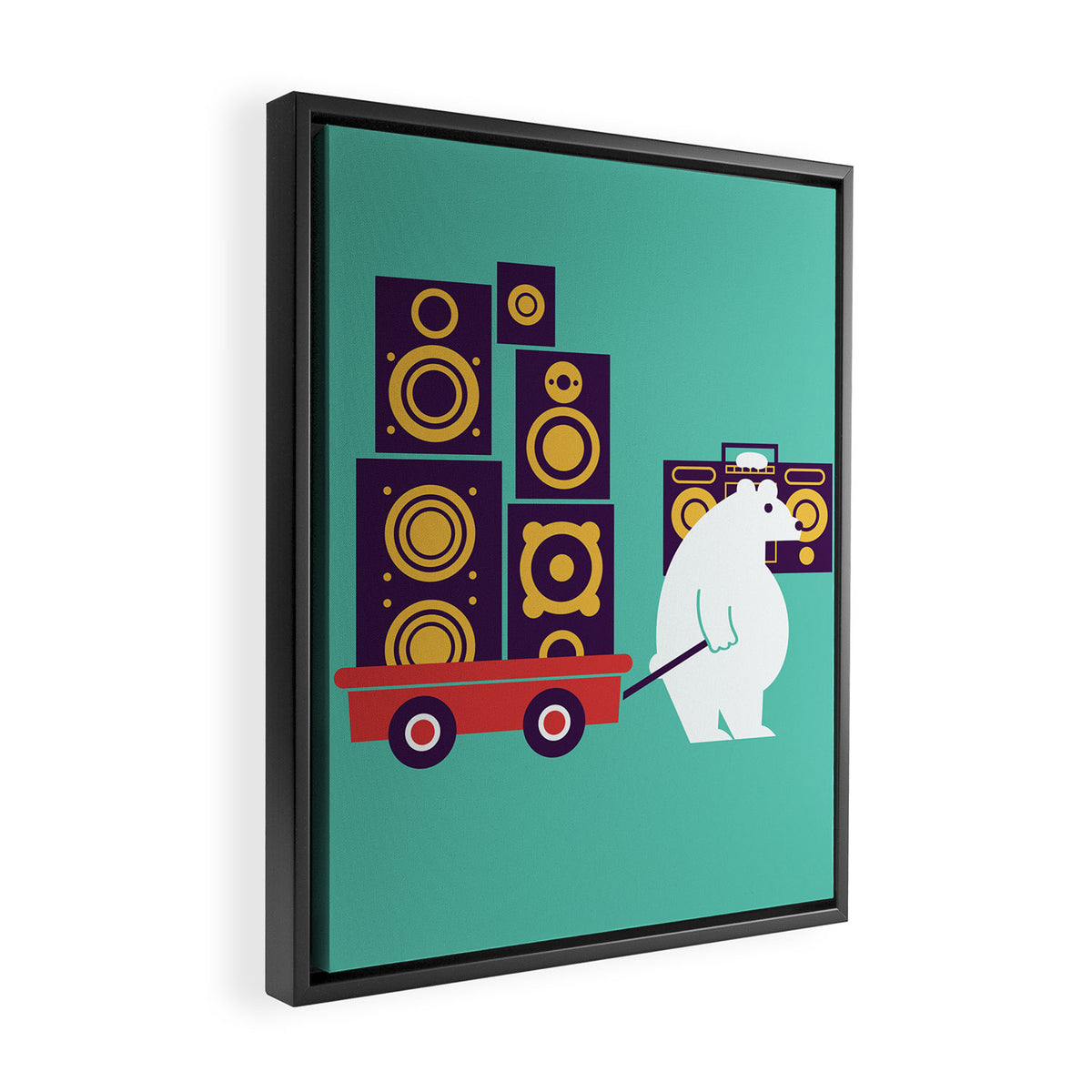 Ready to Jam Framed Canvas Print Gallery Image 2