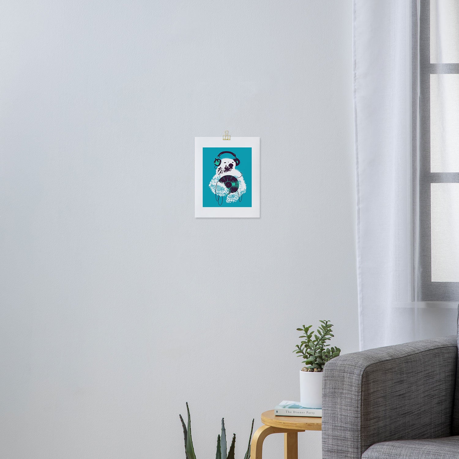 Record Bear Art Print Gallery Image 3
