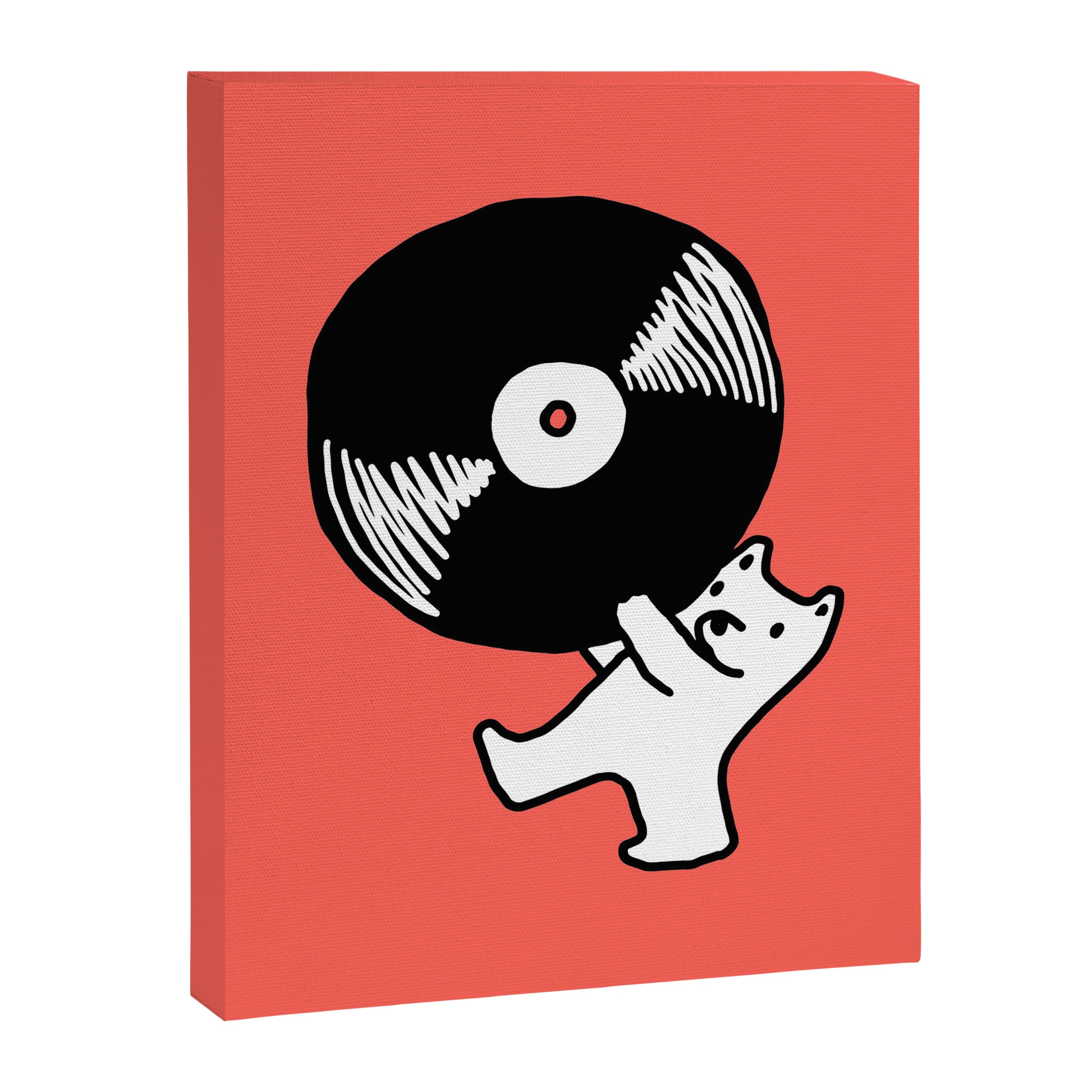 Record bear Canvas Print Gallery Image 6