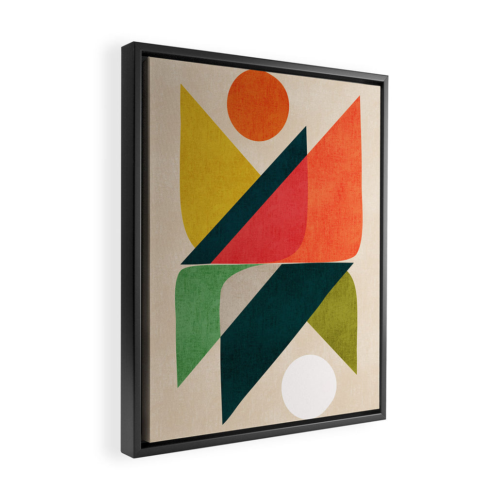 Reflection (of time and space) Framed Canvas Print Gallery Image 2