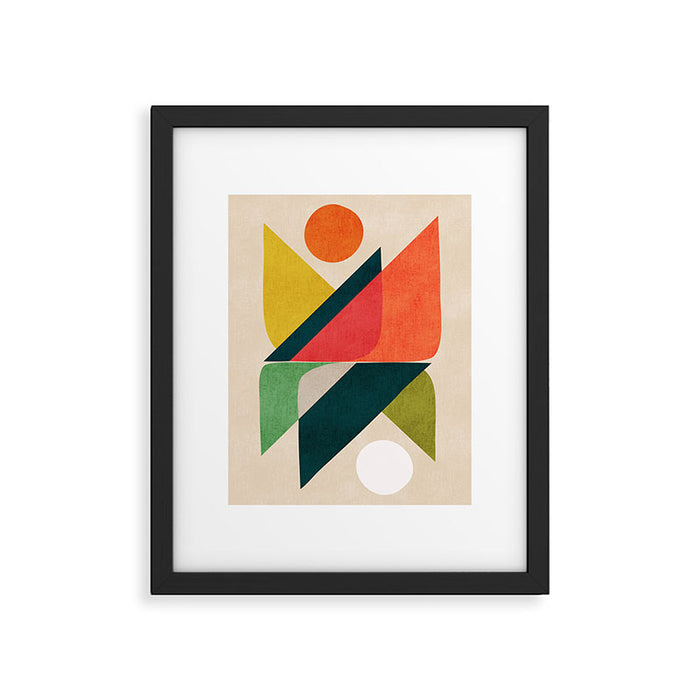 Reflection (of time and space) Framed Art Print Gallery Image 1