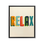 Relax Framed Canvas Print Gallery Image 6