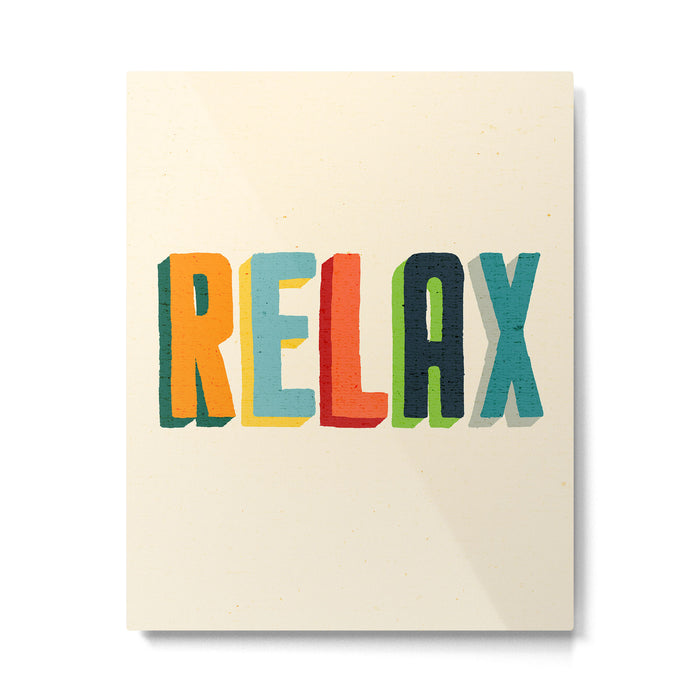 Relax Metal Print Gallery Image 1
