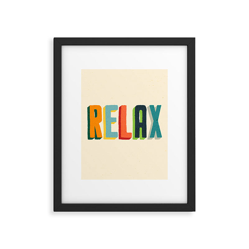 Relax Framed Art Print Gallery Image 5