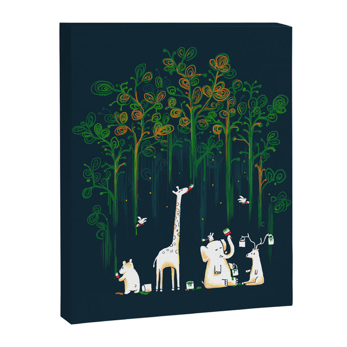 Re-paint the Forest Canvas Print Gallery Image 1