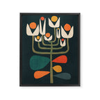Retro botany Framed Canvas Print Gallery Image 6