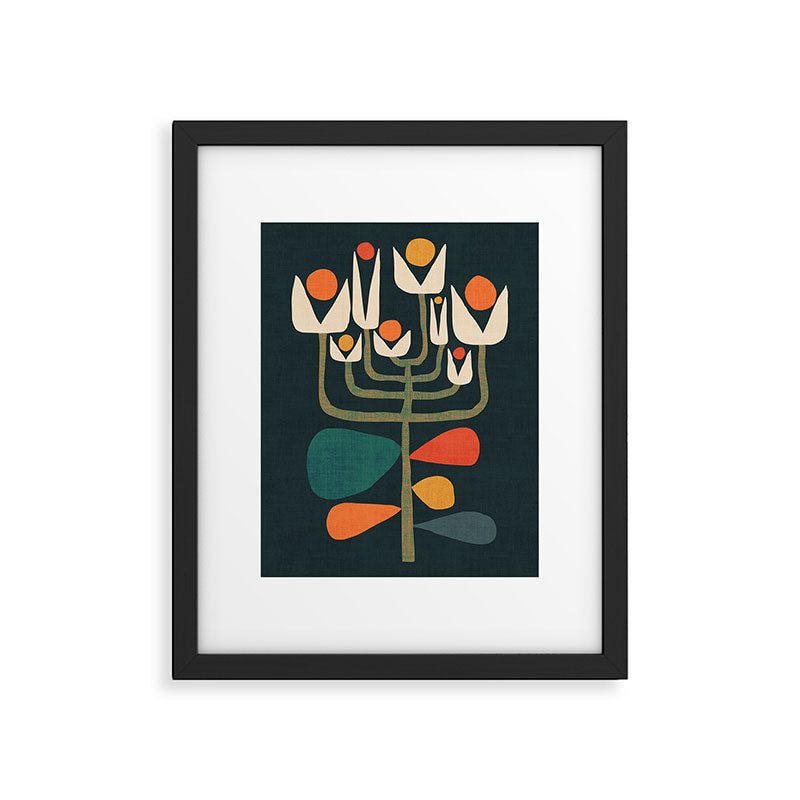 Retro botany Framed Art Print Gallery Image 5