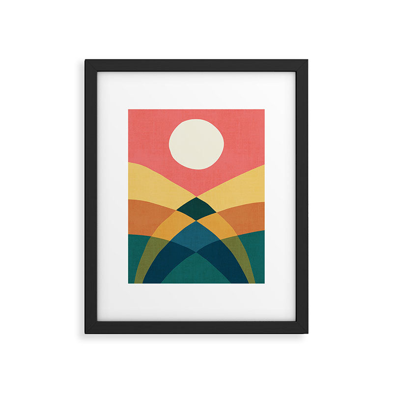 Rolling hills Framed Art Print Gallery Image 4