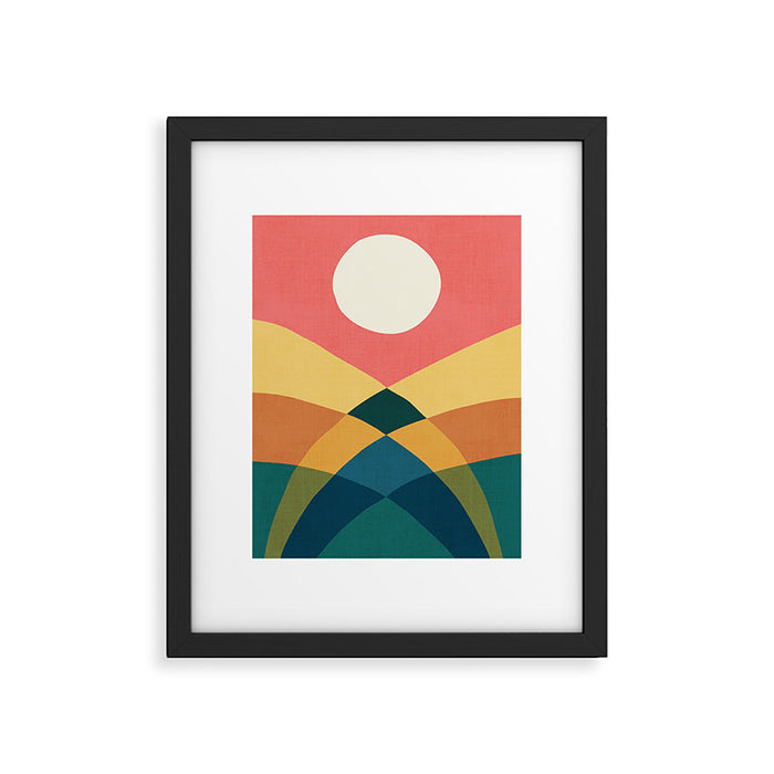 Rolling hills Framed Art Print Gallery Image 1