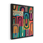 Rolling rollers Framed Canvas Print Gallery Image 2