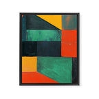 Rooms and walls Framed Canvas Print Gallery Image 6