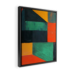 Rooms and walls Framed Canvas Print Gallery Image 2