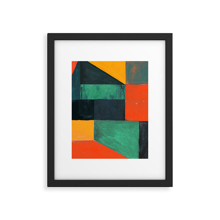Rooms and walls Framed Art Print Gallery Image 1