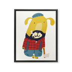 Rugged Roger - the lumberjack Framed Canvas Print Gallery Image 6