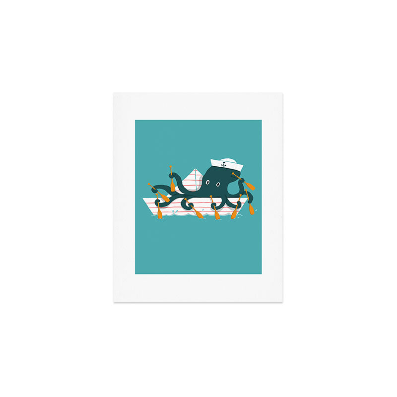 Sailor Octopus Art Print Gallery Image 1