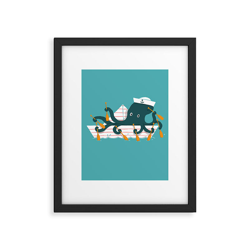 Sailor Octopus Framed Art Print Gallery Image 5