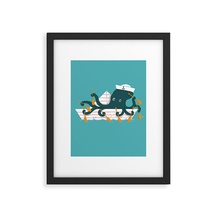 Sailor Octopus Framed Art Print Gallery Image 1