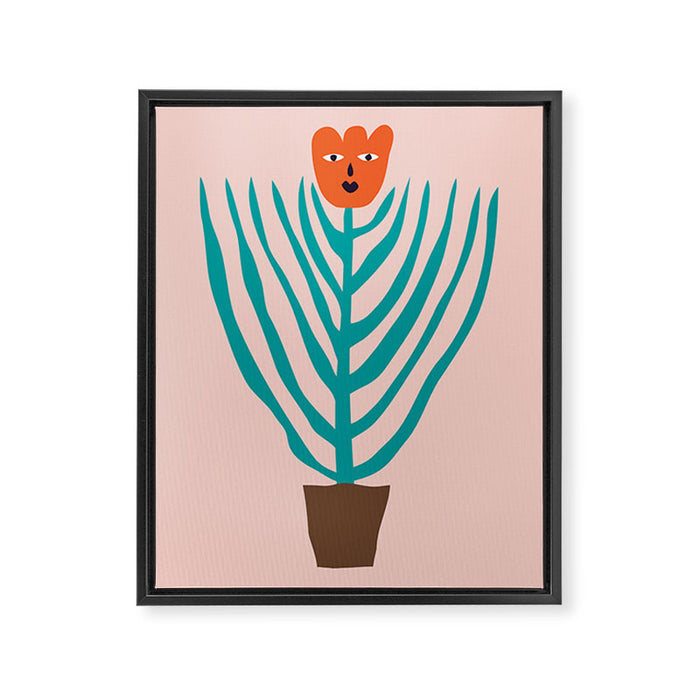 Sassy flower Framed Canvas Print Gallery Image 1