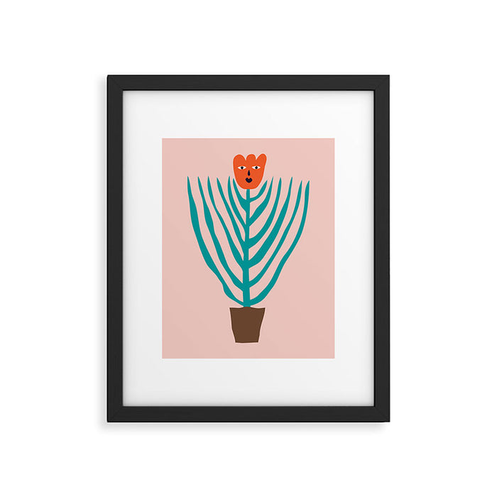 Sassy flower Framed Art Print Gallery Image 1