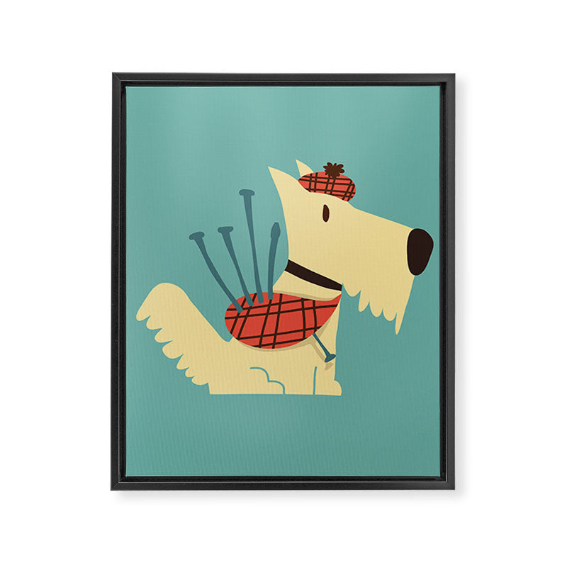 Scottish  Terrier - My Pet Framed Canvas Print Gallery Image 8