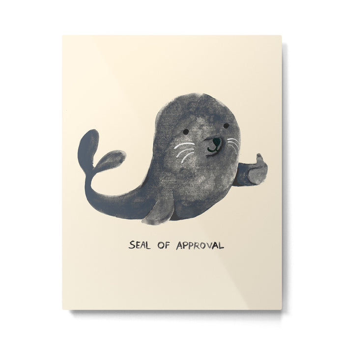 Seal Of Approval Metal Print Gallery Image 1