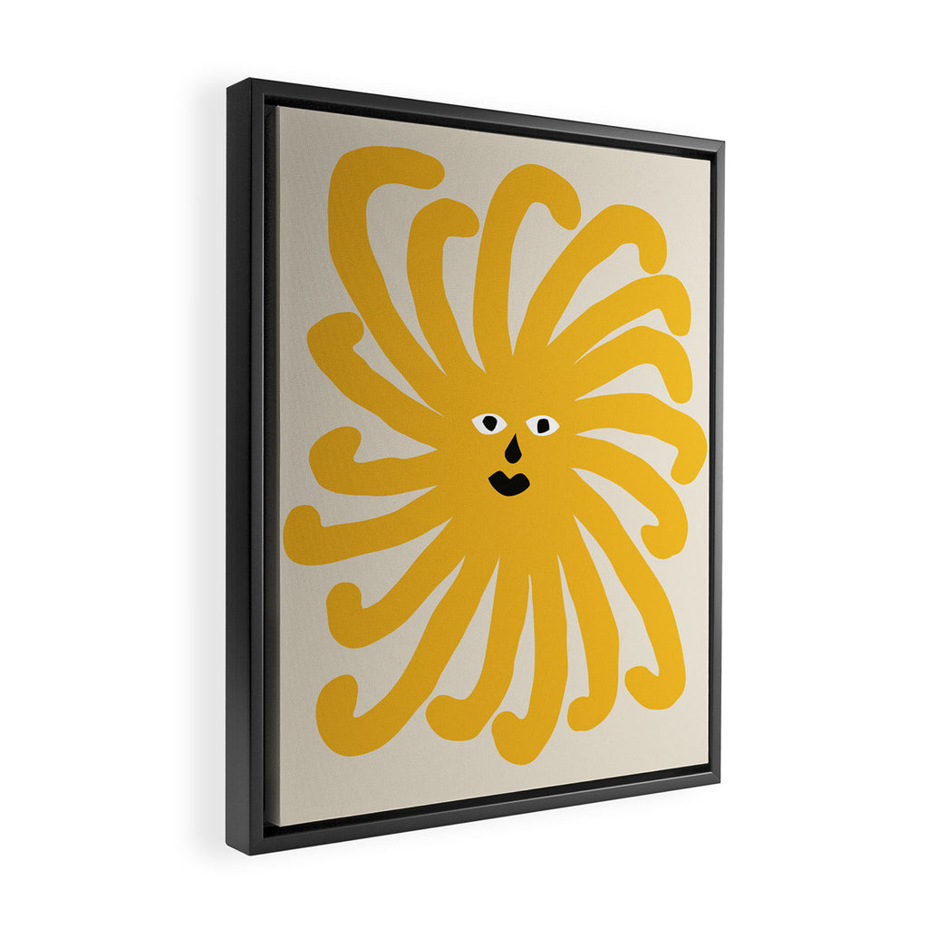 Seriously sunny Framed Canvas Print Gallery Image 2