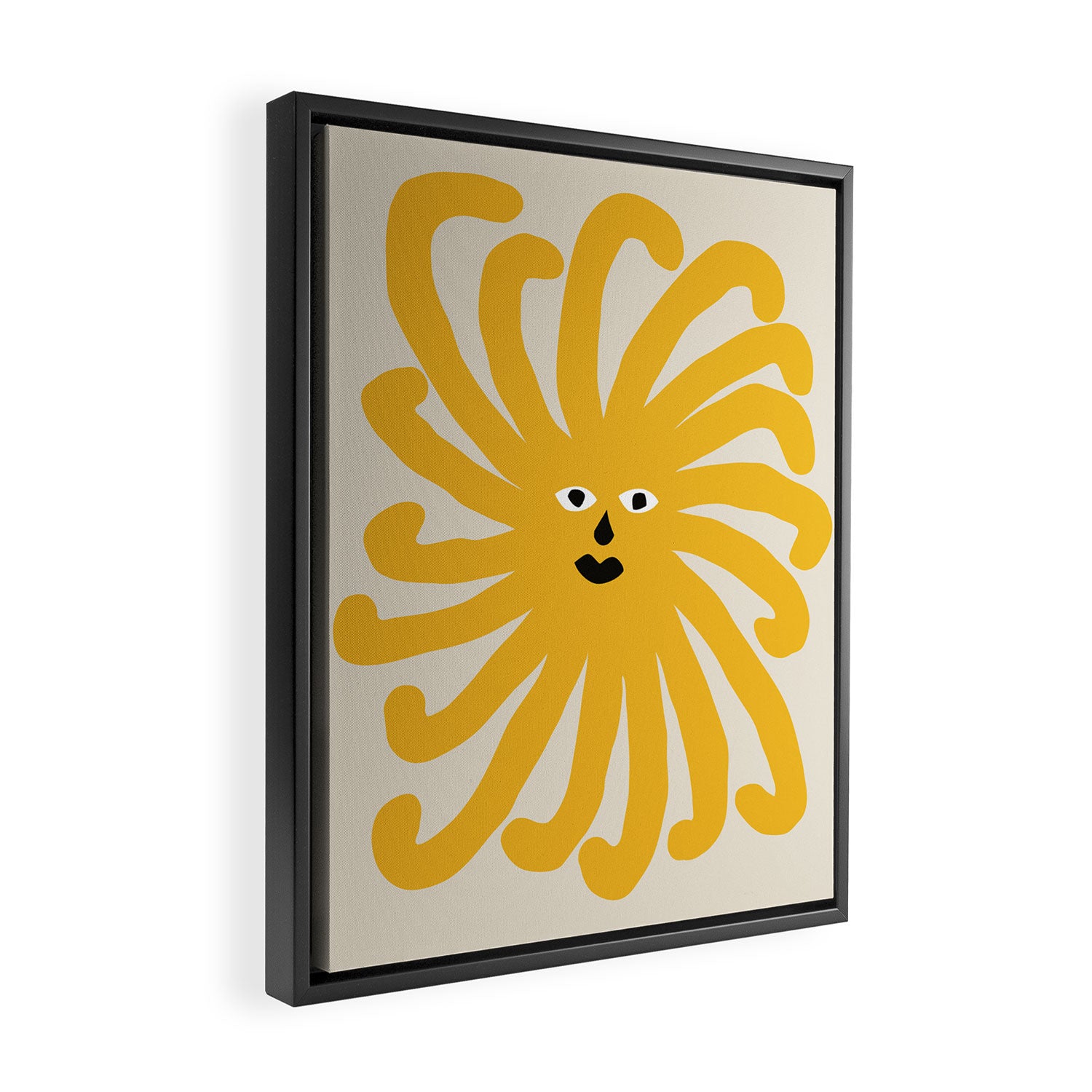 Seriously sunny Framed Canvas Print Gallery Image 2