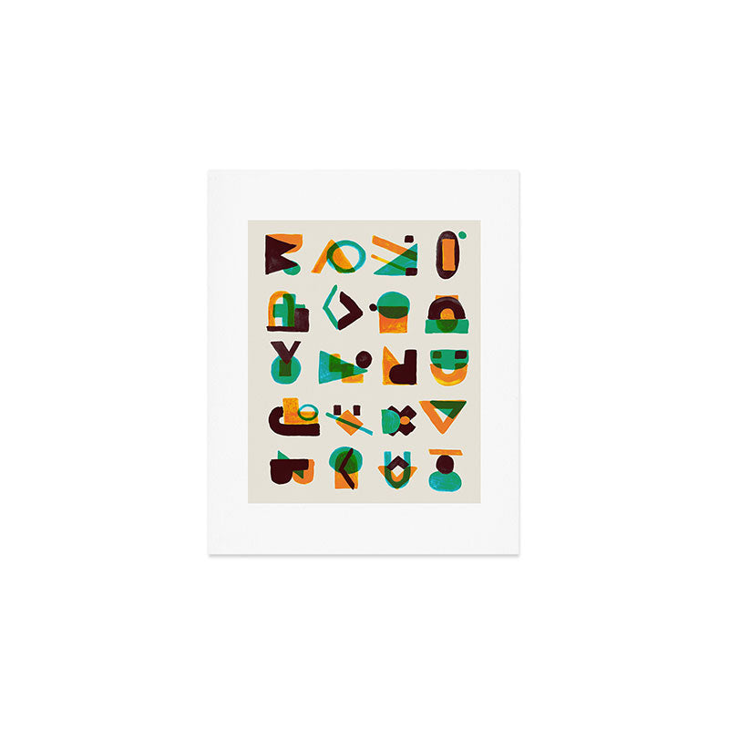 Shape of thoughts Art Print Gallery Image 1