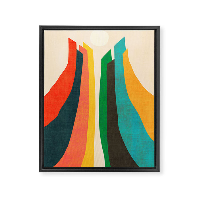 Skyscraper Framed Canvas Print Gallery Image 1