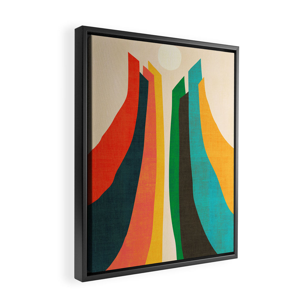 Skyscraper Framed Canvas Print Gallery Image 2