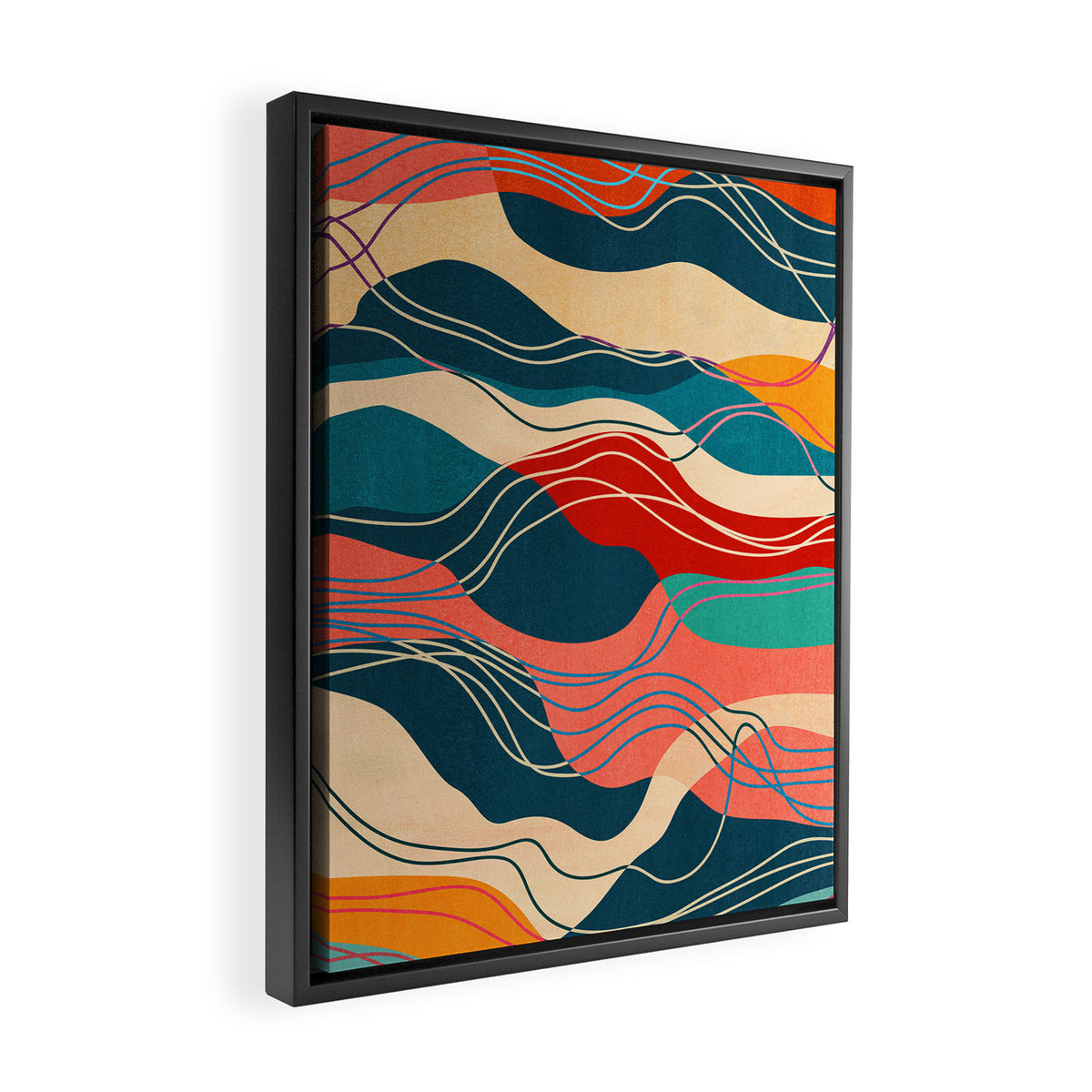 Smoke and ash Framed Canvas Print Gallery Image 2