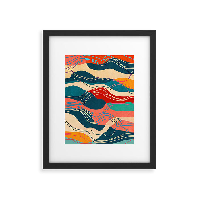 Smoke and ash Framed Art Print Gallery Image 1