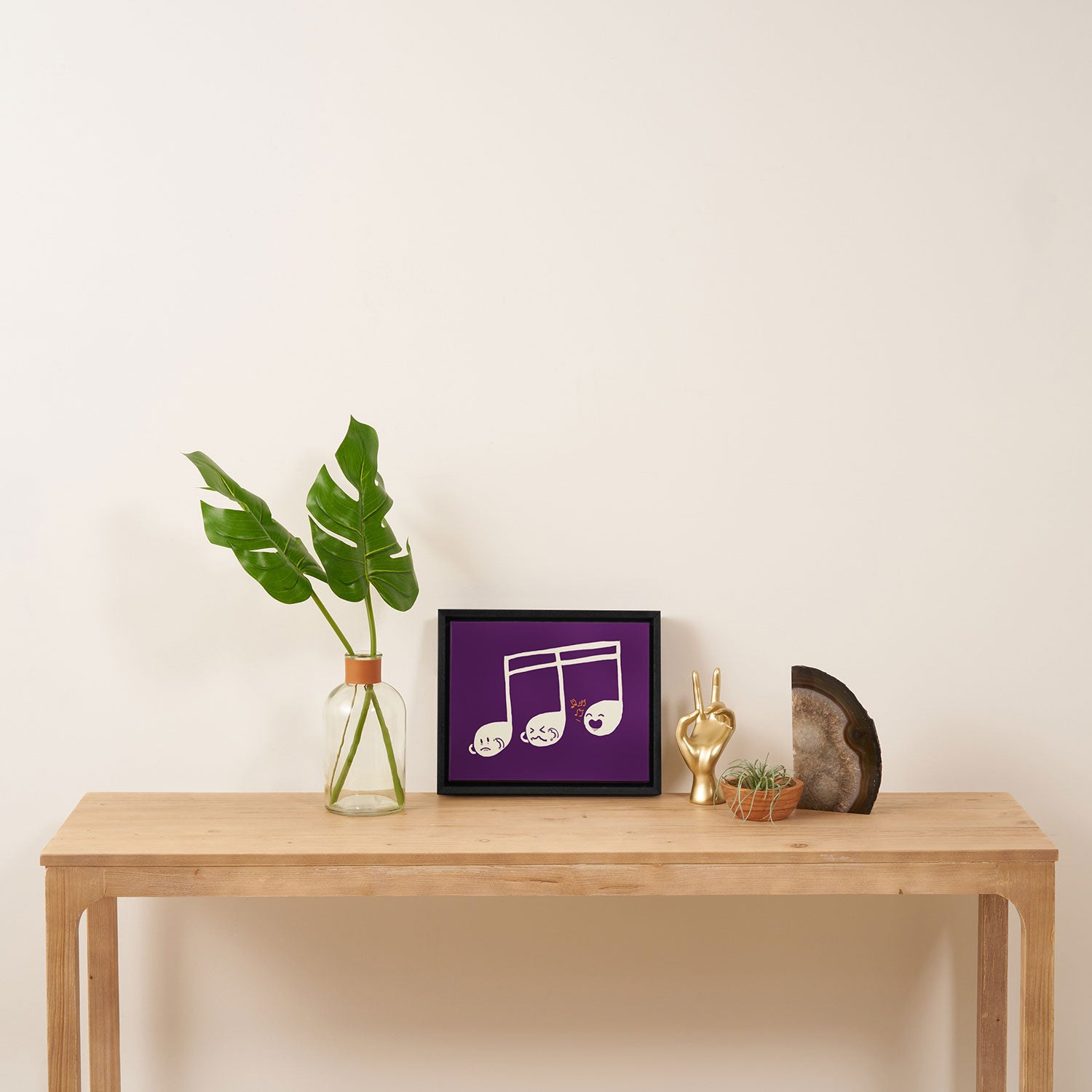 Sounds O.K. (off key) Framed Canvas Print Gallery Image 4