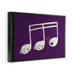 Sounds O.K. (off key) Framed Canvas Print Gallery Image 2