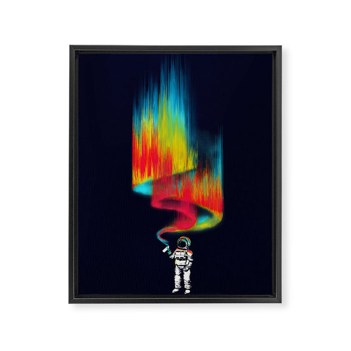 Space vandal Framed Canvas Print Gallery Image 1