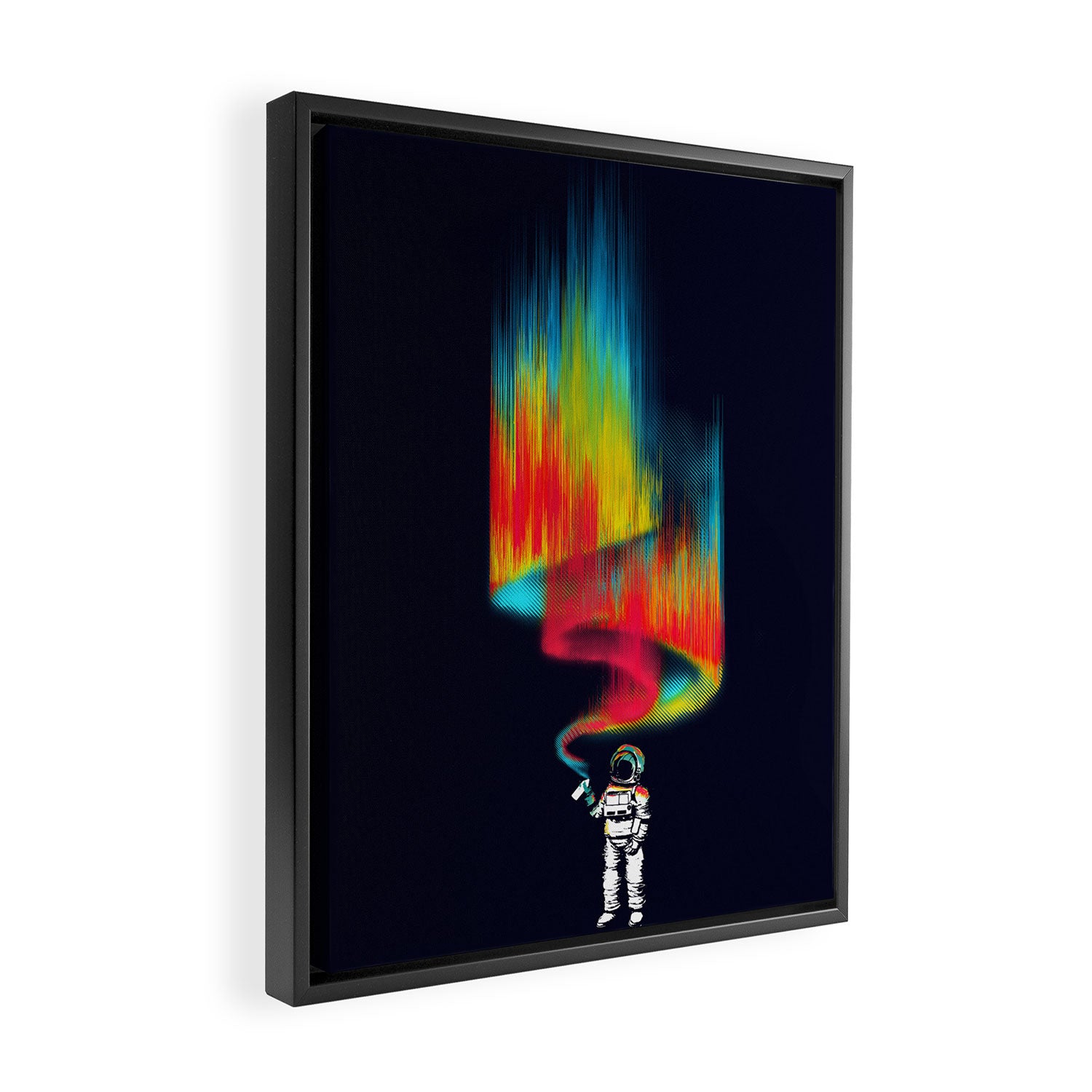 Space vandal Framed Canvas Print Gallery Image 2