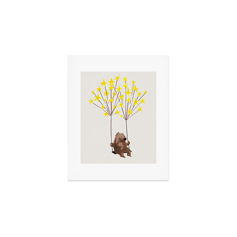 Stars Swing Art Print Gallery Image 1